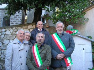 i Sindaci ANSIDERI e FRASCARELLI , con Lunghi, Brozzi, Lombardi