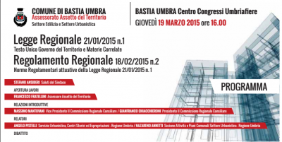 regolamento regionale convegno