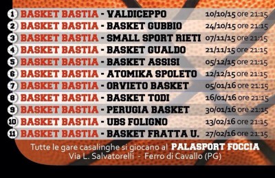 STAGIONE BASKET