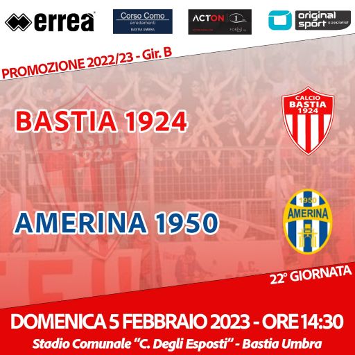 CALCIO Bastia 1924 vs Amerina