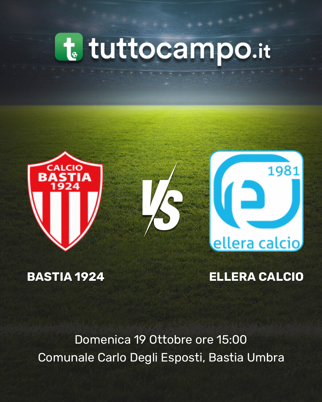 CALCIO: Bastia 1924 vs Ellera
