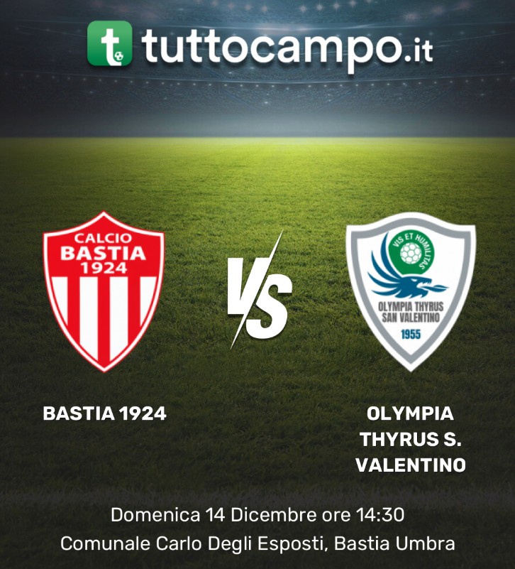 CALCIO Bastia 1924 vs Olympia Thyrus San Valentino