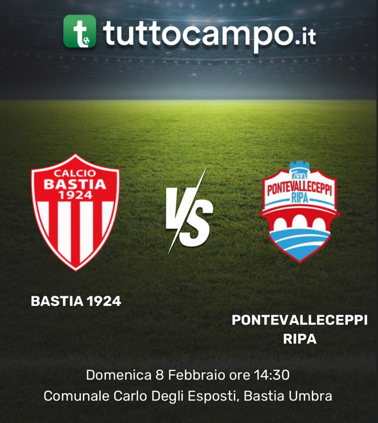 CALCIO: Bastia 1924 vs Pontevalleceppi Ripa