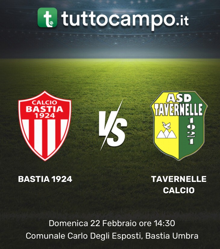 CALCIO Bastia 1924 vs Tavernelle