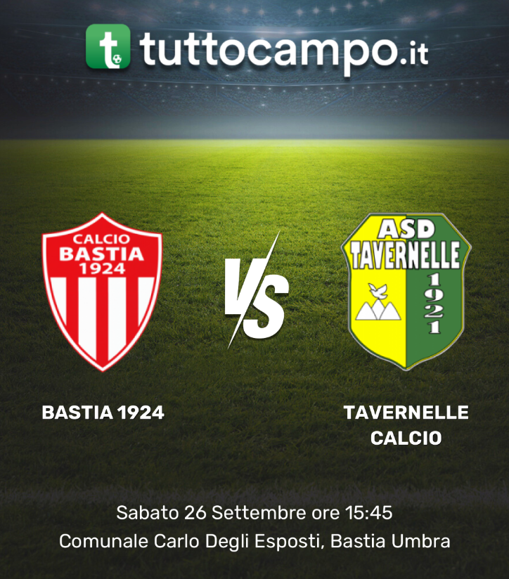 CALCIO Bastia 1924 vs Tavernelle